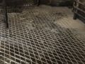diamond concrete pattern barn parlor